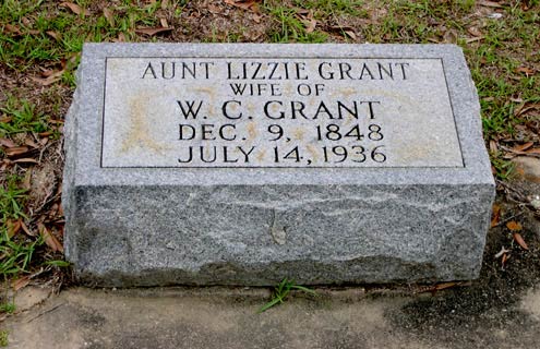 Aunt Lizzie Grant