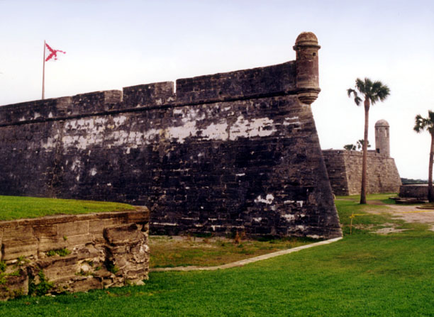 Fort at St. Augistine as it looks today.